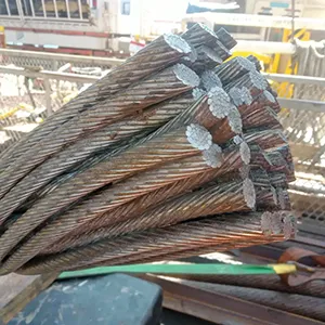 Corte de cabo de aço